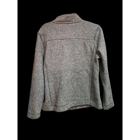 TalBots Light Grey Jacket/Sweater, Size L - Picture 2 of 6